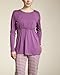 Boob Nursing Night Top (M, Mauve)