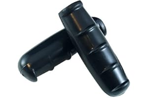 CYCLINGCOLORS Coppia di maniglie lisce Velo D22,2 mm L100 mm Città Vintage Fixie Retro Antico Marrone Nero Grigio Giallo