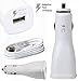 Price comparison product image White Genuine Samsung Adaptive Fast In Car Charger Adapter For Samsung Galaxy S6 / S6 Edge / Galaxy Note 4 / Galaxy Note 5 With USB Data Cable (No Retail Packaging - Bulk Packaged)