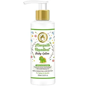 Mom & World Baby Mosquito Repellent Baby Lotion - 100% Naturally Derived, 200 ml