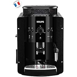 Krups YY8125FD Machine à Expresso Automatique avec Broyeur à Grains Essential Cafetière Café Grains Pression 15 Bars Noir