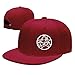 Produktbild gameser Necronomicon Logo Baseball Cap Outdoor Wander Flache Mütze Snapback, Herren, rot