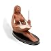 Produktbild Beauty Maid Red Porzellan Keramik Weihrauch Backflow Cone Sticks Halter Artwork Home Dekor Handwerk Figur