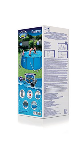 Bestway Steel Pro Frame Pool Set mit Filterpumpe + Zubehör, 366 X 122cm - 8