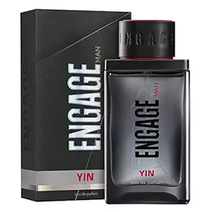 Engage Yin Eau De Parfum for Men, Fruity and Floral, Skin Friendly and Long Lasting, 90ml