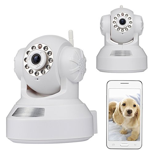 Preisvergleich Produktbild IP Kamera NexGadget 720P Wlan Überwachungskamera Sicherheitskamera, 2-Wege Audio, Bewegungserkennung, Nachtsicht, Baby Haustier Monitor, Nanny Cam, P2P Netzwerk Kamera