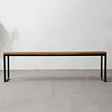 Material: madera sólida + hierro, instalación simple, fuerte, durable, fuerte capacidad de carga