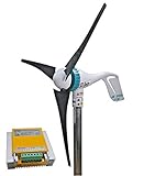 📣 3-Blatt-Windgenerator 500w für 12v Systemspannung, Lieferumfang: Windgenerator Air Speed 12V + Laderegler I/HCC800