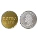 Produktbild LMWING Ready Player One Coin Münze Extra-Lebens Münze Extra Life Coin Quarter Ready Player One Props Toys - Gold&Silver