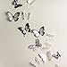 Price comparison product image Generic 18pcs DIY 3D Butterfly Wall Stickers Art Decal PVC Butterflies