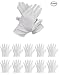 Price comparison product image Meta-U Wholesale White Soft 100% Cotton Work/Lining Glove (10 pairs)