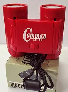 Adore(AKT) Camman Day Night Use Binocular Polarized Folding Telescope for Kids (X-Small, Red)