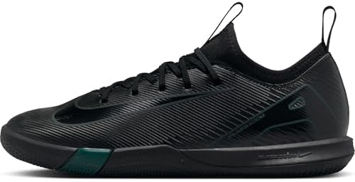 Nike FQ8411-002 JR Zoom Vapor 16 Academy IC Uomo, Black/Deep Jungle/Black EU 32