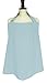 BebeChic * Top Quality 100% Cotton * Breastfeeding Covers * Boned Nursing Tops - with Storage Bag - powder blue / white dot