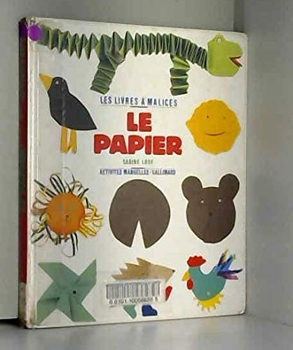couverture de : Le Papier