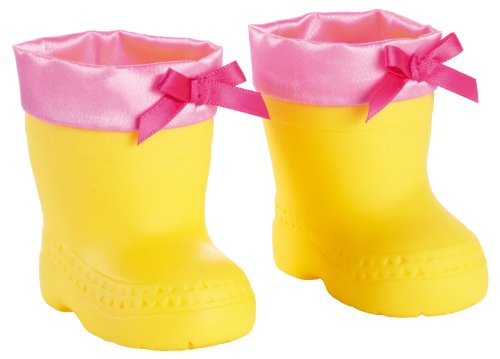 Preisvergleich Produktbild Bayer Design 73102 - Regenstiefel Gummistiefel für Puppen gelb