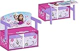 Frozen Sitzbank & Schreibtisch mit Stauraum (Rosa/Lila) - 3