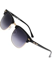 Rivacci Gafas de Sol de Moda Polarizadas estilo Wayfarer / Aviador / Clubmaster - Outlet Sunglasses - Marca Retro / Vintage Baratas para Mujer y Hombre - Deportivas - Funda y Toallita Limpiadora GRATIS