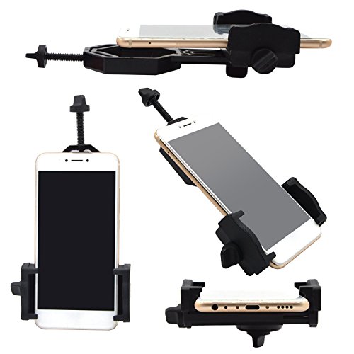 Vizzlema Adattatore Universale Smartphone Cellulare per Fucile Telescopio Cannocchiale Binocolo Microscopio 117g