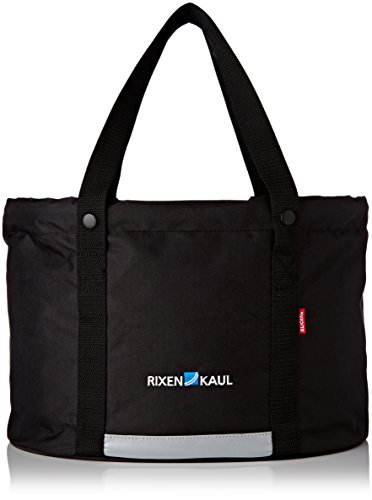Rixen & Kaul - Shopper da Cestino per Bicicletta, Colore: Nero, 24 Litri (da utilizzarsi con Manubrio Klickfix KF850)