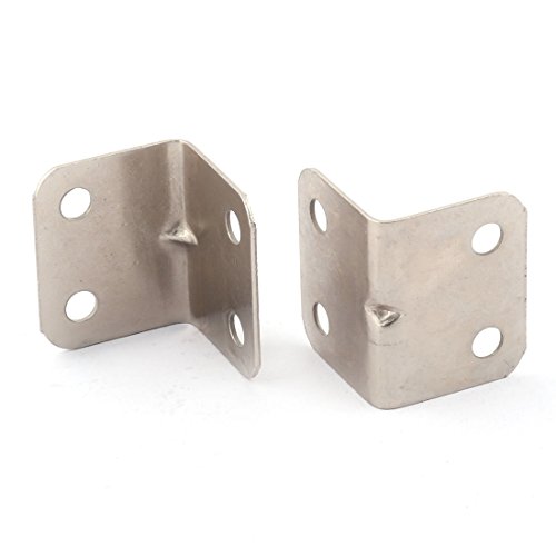 Generic 10Pcs 25mmx25mmx32mm L Shaped Metal Corner Brace Angle Bracket Support