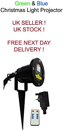 Green &amp; Blue Static Garden Landscape Light projector