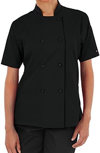 Short Sleeves Only Women's Ladies Chef's Coat Jacket