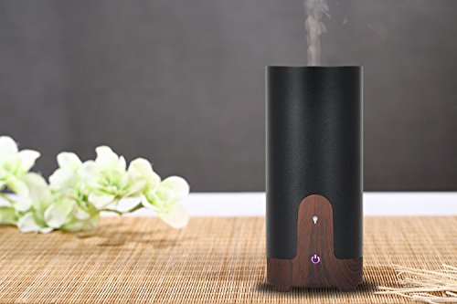 Essential Öl, ibetter Aromatherapie Schirm Tragbare Cool Mist Ultraschall Aroma Luftbefeuchter, Auto Luftbefeuchter, Mist Modus Anpassung und wasserloses Automatische Abschaltfunktion - 5