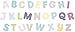 Alphabet Nursery Wall Stickers - Uppercase