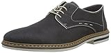 Futter: Textil Rieker Herren B1435 Derbys, Blau (ozean/chalk/14), 41