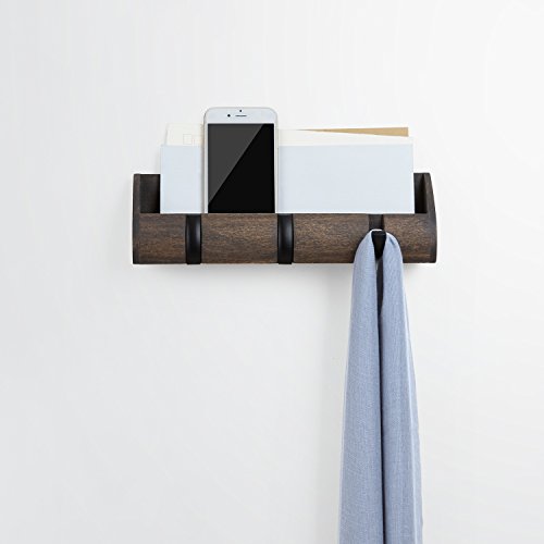 Umbra 1004250-048 Cubby Mini-Aufbewahrung, Holz, walnuss, 27,62 x 5,71 x 7,62 cm - 5