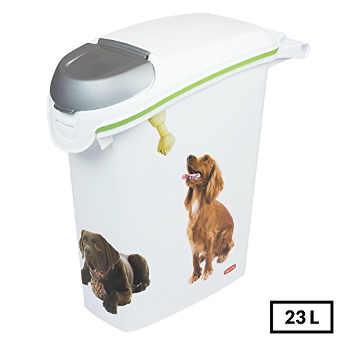 Curver Futtertonne 10KG /23L Hund Box Tonne Futtereimer Petlife Futter Container - 3