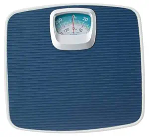 INDICUL Analog Weight Machine For Human Body, Full Iron Body Analog Weighing Scale Bathroom scale blue
