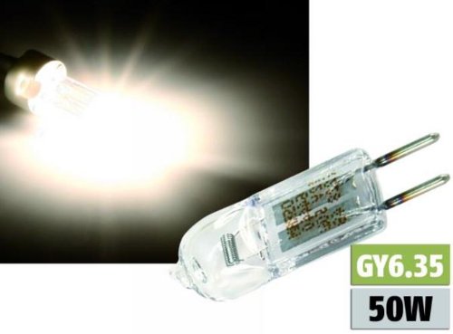 Preisvergleich Produktbild Halogen-Stiftsockellampe OSRAM 50W, GY6.35, 12V, 2er-Pack