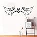 Produktbild Vampire Bat Wandaufkleber Für Kinderzimmer Wand-dekor Abnehmbare Vinyl Wandkunst Aufkleber Tapete Dekoration Zubehör 125x41 cm
