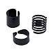 Habors Black Charlie Multi Finger Midi Ring Set of 3 for Women RS.329.00