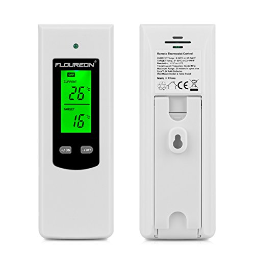Floureon TS-808 Wireless Steckerthermostat RF Stecker Thermostat Temperaturregler Temperatur Regler Controller - 5