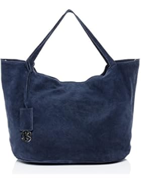 BACCINI® Handtasche mit langen Henkeln SELMA - Damen Schultertasche groß Ledertasche - Handtasche mit Schlüsselanhänger...