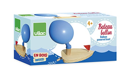 Vilac Ballon Powered Holz Boot - 2