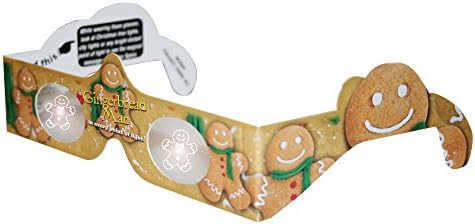 Magical 3D Christmas Glasses Gingerbread Man Design