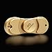 Produktbild Fidget Spinner | Hand Spinner | infinitoo Fidget Spielzeug aus Messing | Spinner Gold Drehzeit 4-6 Minuten| Tolles Geschenk für Kinder und Erwachsene | Stresslöser Stress reduzierer | Perfekt für den Einsatz zu Hause, in Schulen, Picknick, Kindertagesstätten etc.