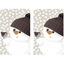 Paquet De Mouchoirs Lot De 20 Mouchoirs Individuels De Noël Nain D'hiver Dans La Neige Mouchoirs Papier Paquet