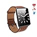 Produktbild ILYO Fitness-Tracker Mit Herzfrequenz-Monitor Smart Bracelet Herzfrequenzblutdruck Monitoring 1.3 Zoll Große Bildschirm Custom Wallpaper Sports Running Watch,Brown