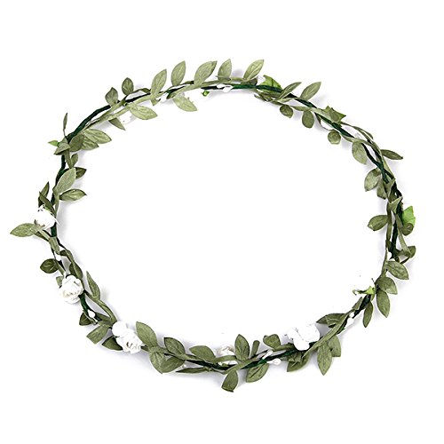 ROSENICE Blume Kranz Stirnband Garland Blumen Haarband Braut Bridemaid Foto Prop Hochzeit Zubehör - 2