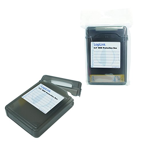 LogiLink UA0133 Festplatte Schutzhülle für 1x 8,9 cm (3,5 Zoll) HDD, schwarz - 4