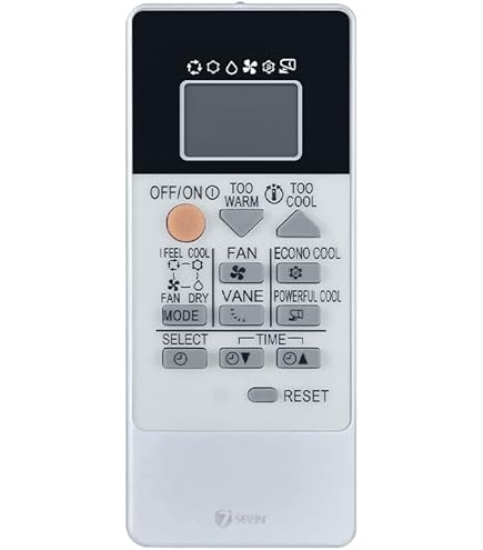 Telecomando Sostitutivo Per Climatizzatore Mitsubishi Mr Slim - Compatibile Con Modelli EF09/12NA