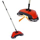 Maison & White Balai automatique de balayeuse de main pour le nettoyage de ménage avec la rotation 360