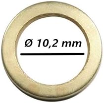 Rondelle Alzaporta Bronzate Per Porte - Diametro 9mm, 10 Pezzi - Foto 3