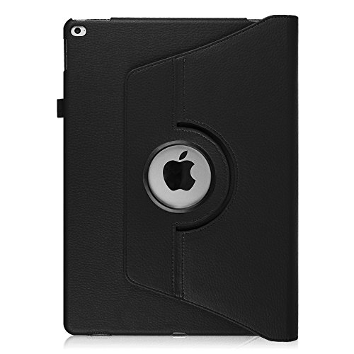 iPad Pro 12.9 Zoll Hülle – Fintie 360 Grad Rotierend Stand Kunstleder Schutzhülle Smart Cover Case Tasche Etui mit Auto Schlaf / Wach Funktion für Apple iPad Pro 12,9 Zoll 2015 Release Tablet, Schwarz - 7