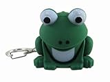 Vococal Rana linda LED Light Sound Llavero Anillo llavero llavero